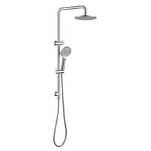 Rosa 200m Square Gooseneck Twin Shower